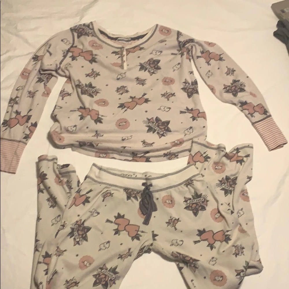 Heart pj set